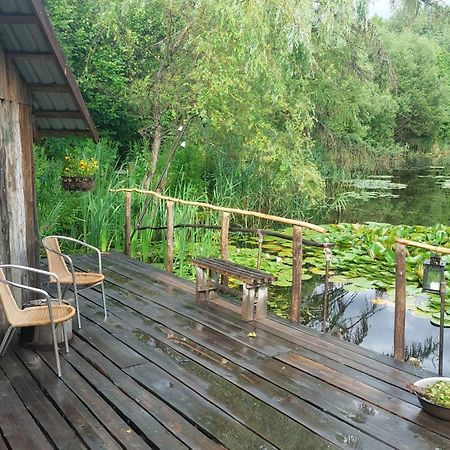 Idilliska Latgaliesu Lauku Maja Ar Melno Pirti Villa Aglona Bagian luar foto