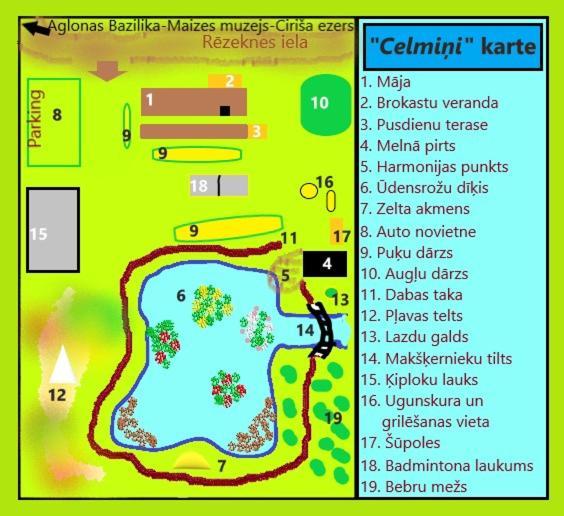 Idilliska Latgaliesu Lauku Maja Ar Melno Pirti Villa Aglona Bagian luar foto