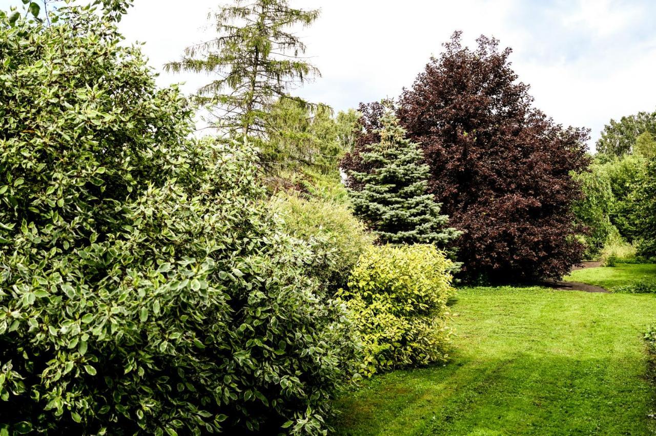 Idilliska Latgaliesu Lauku Maja Ar Melno Pirti Villa Aglona Bagian luar foto